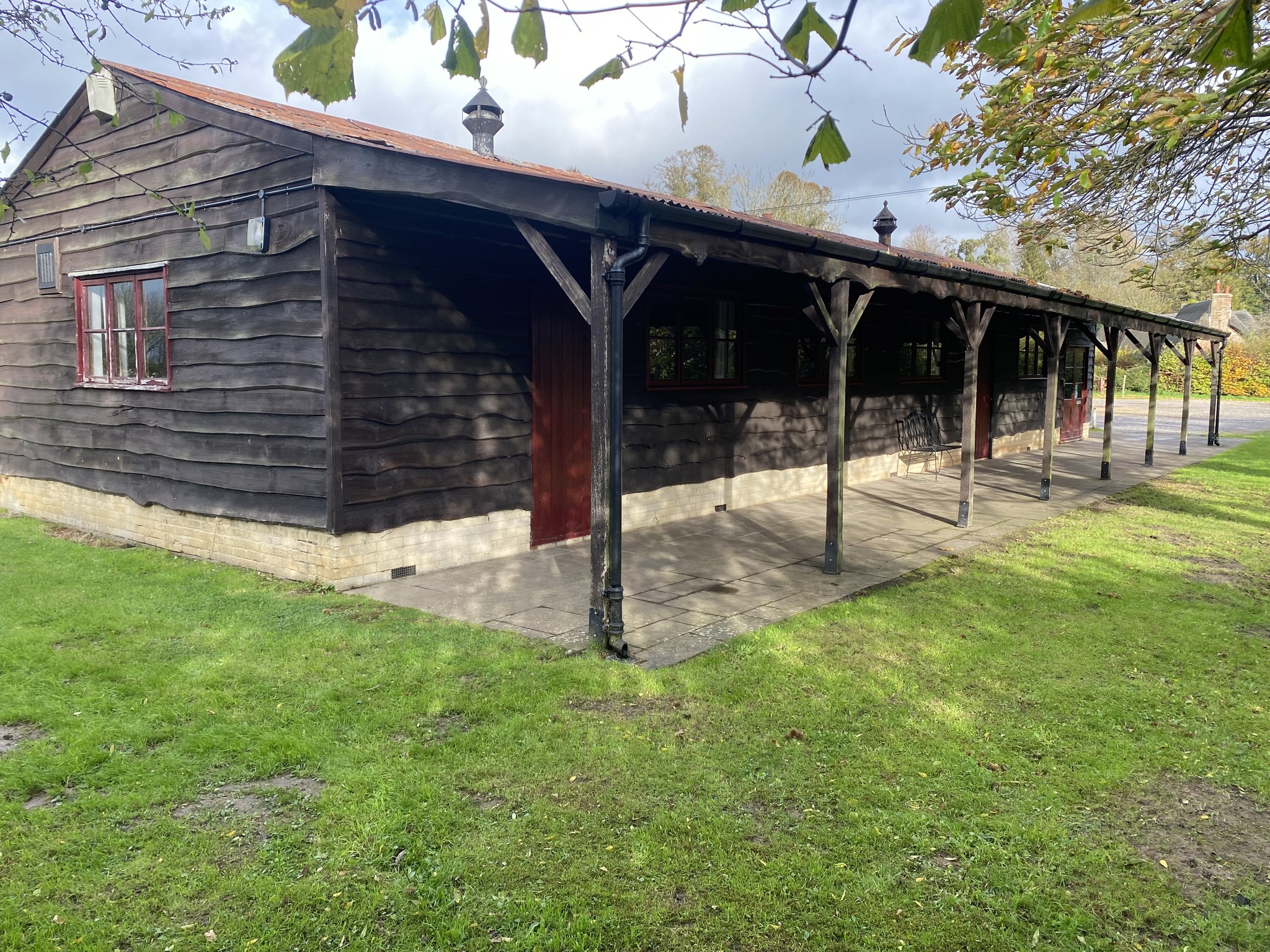 Hall exterior and veranda